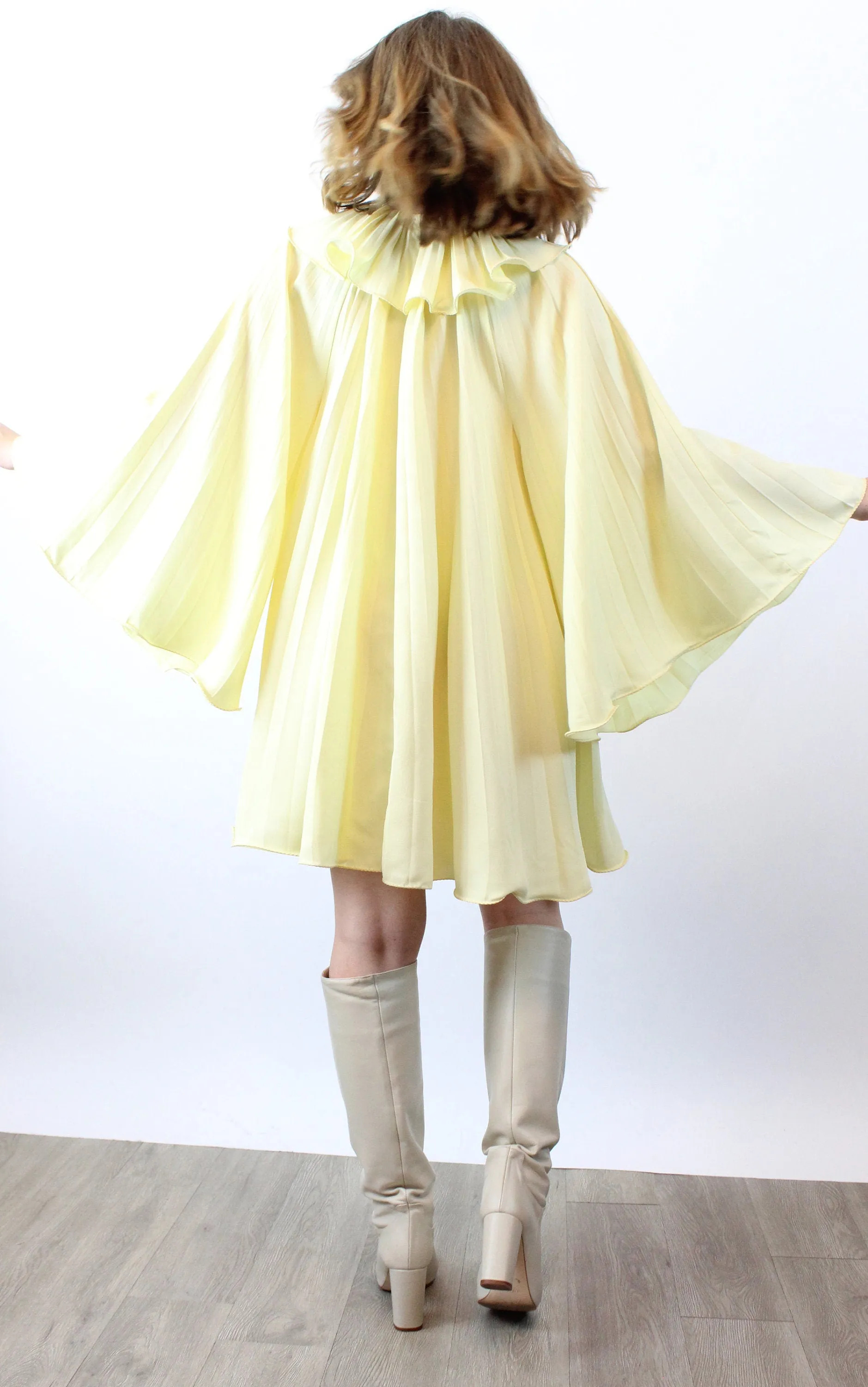 1960s ST ROGUE trapeze pleated mini dress all sizes | new spring
