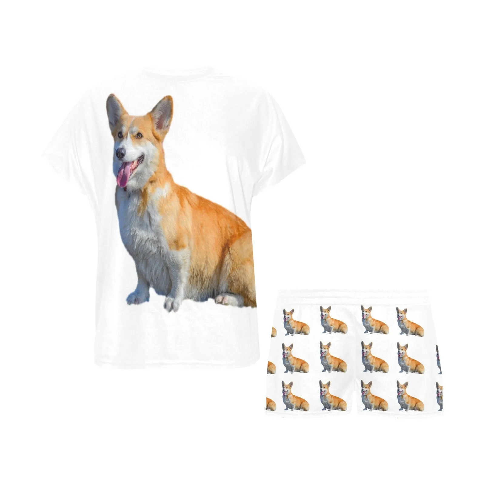 2 Piece Corgi PJ Set