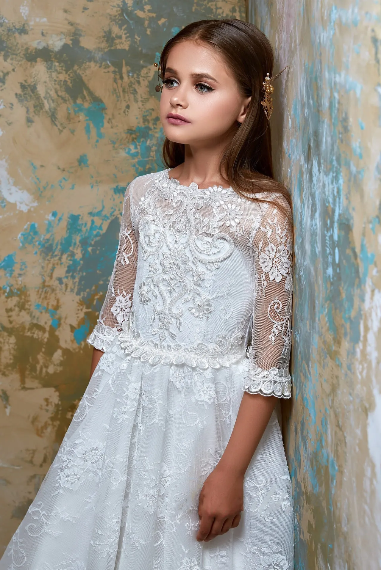 2334 Communion Dress in White Size 10