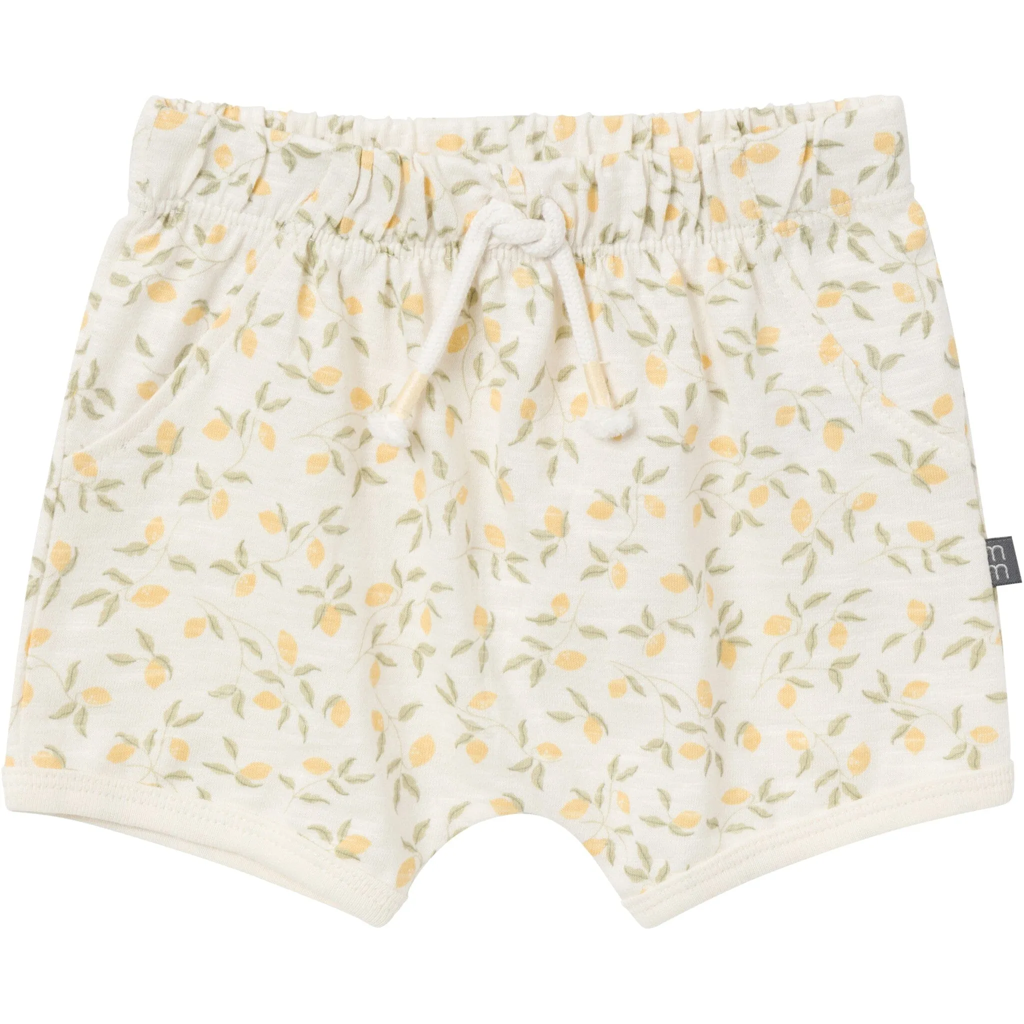 4-Piece Baby Girls Lemon Vines Sleeveless Peplum Tops and Shorts Set