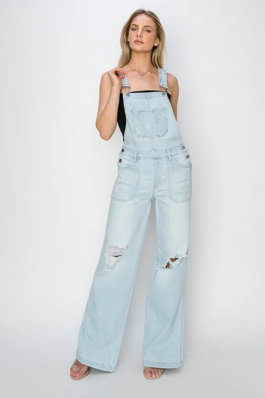 50% Off - Autumn Days Ahead Denim Risen Jeans Overalls
