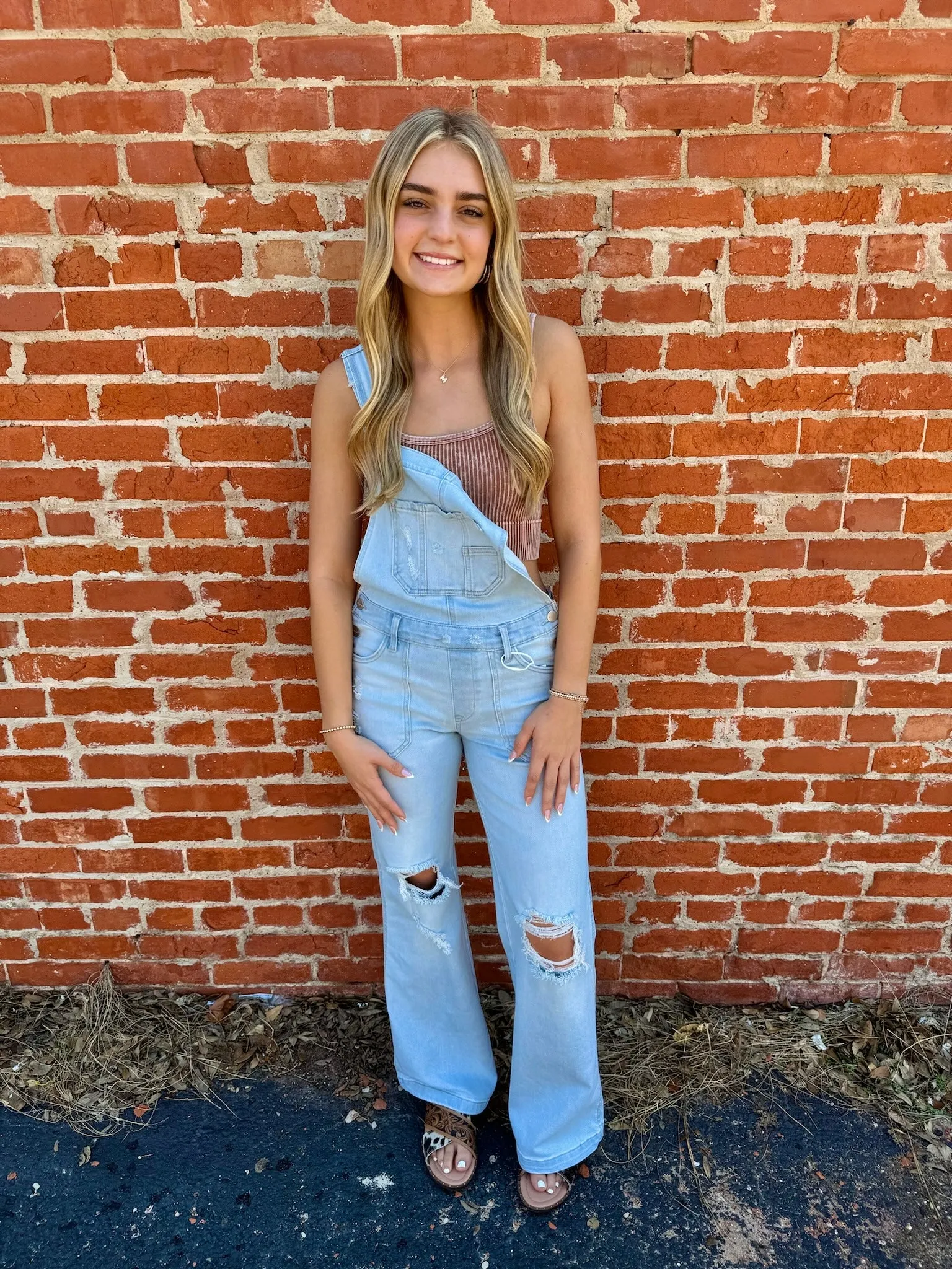 50% Off - Autumn Days Ahead Denim Risen Jeans Overalls