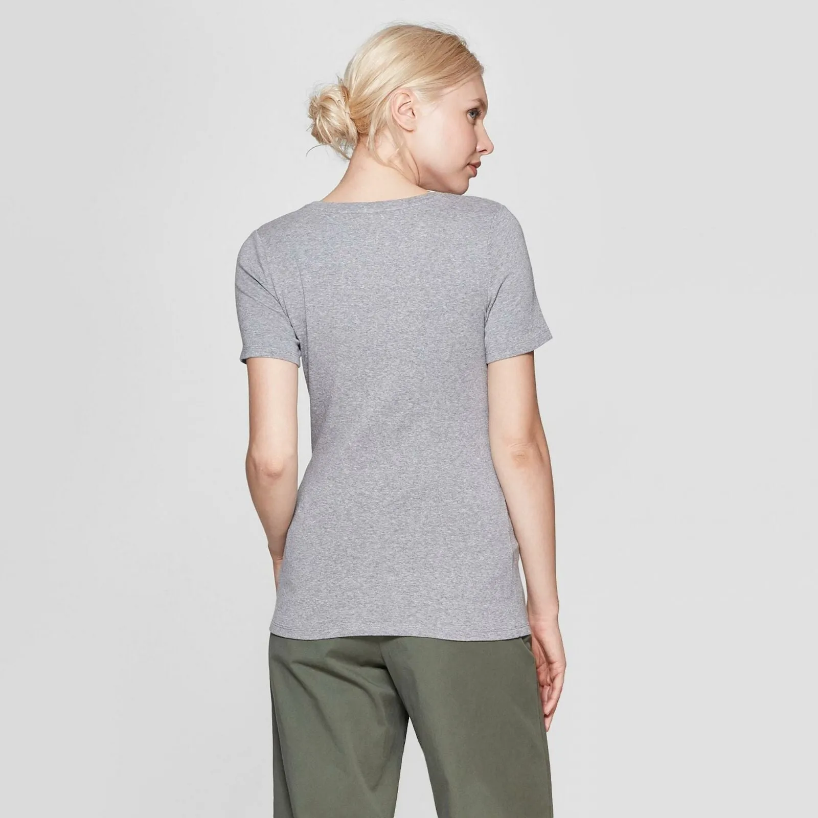 A New Day Women's Short Sleeve Fitted Crew T-Shirt
