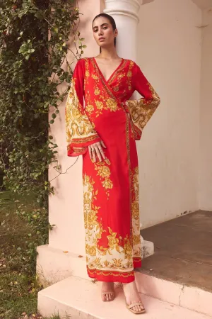 A NIGHT IN SHANGHAI WRAP DRESS
