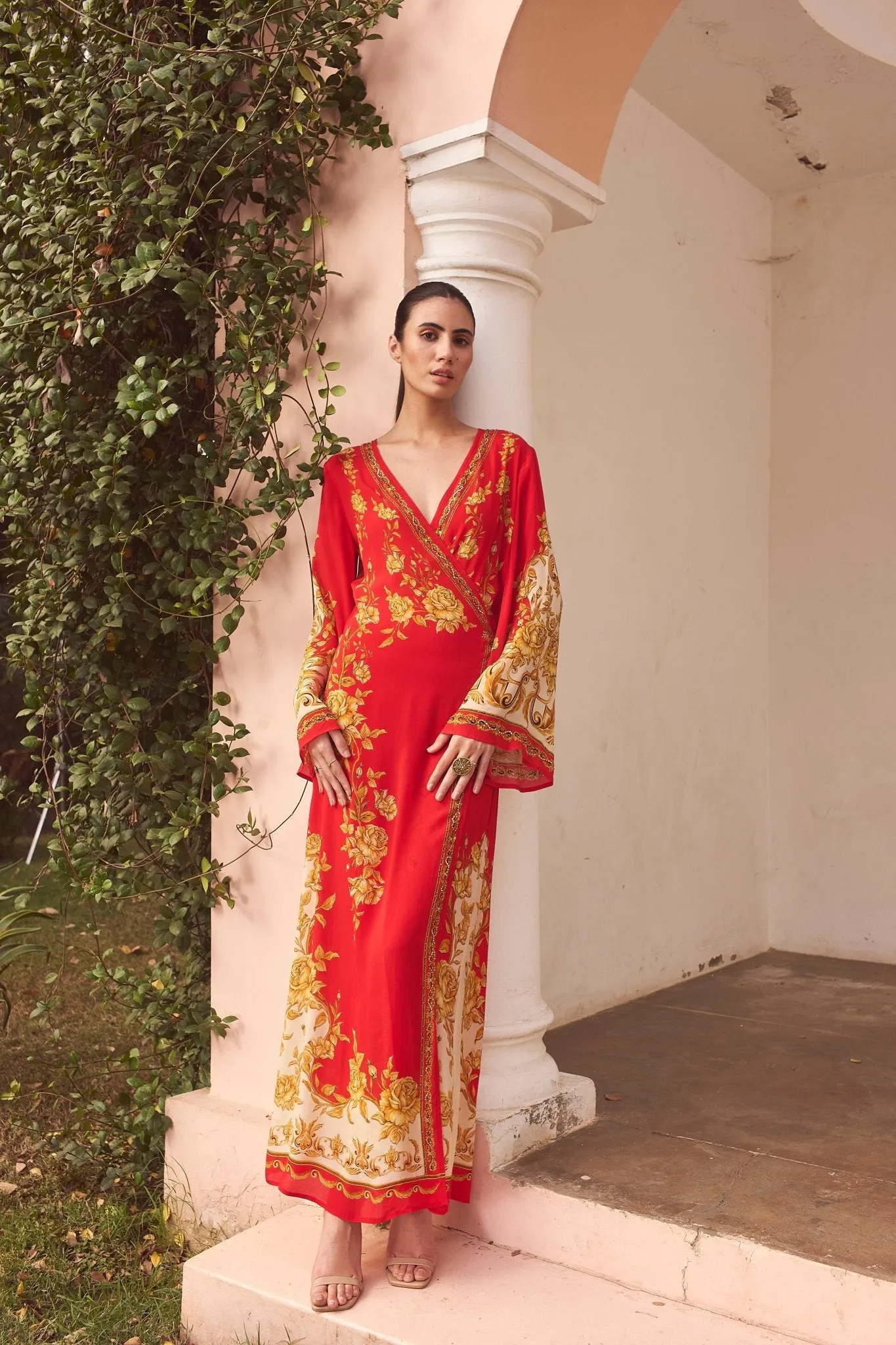 A NIGHT IN SHANGHAI WRAP DRESS
