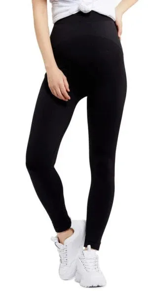 A pea in the pod seamless compression maternity leggings - S