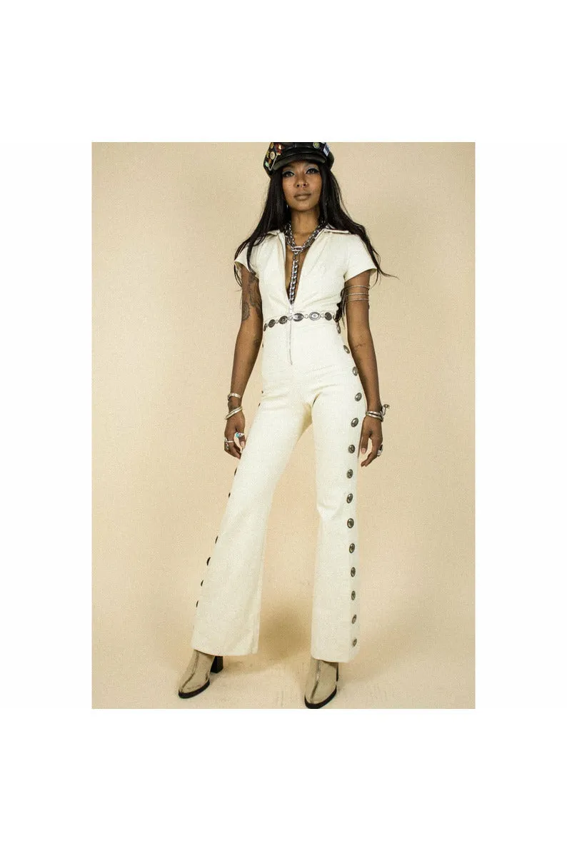 Ace High Jumpsuit / Pearl
