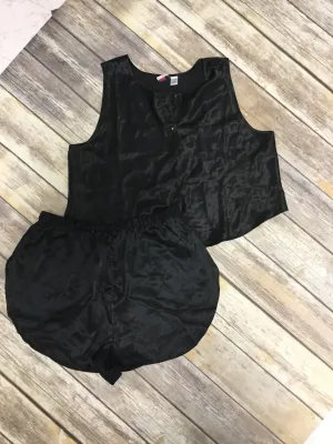 Adam and Eve Satin Charmeuse Cami and Tap Pant Short Set