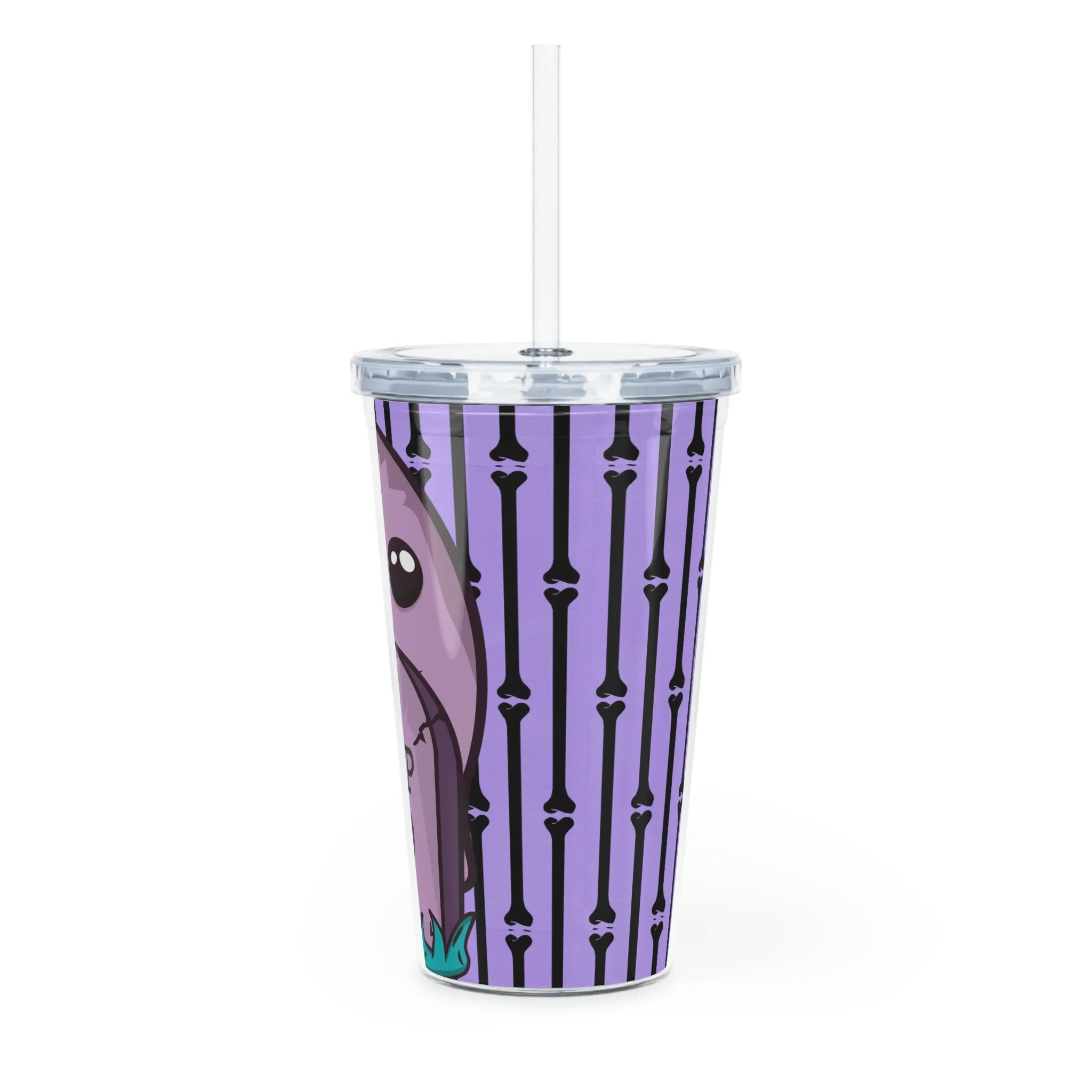 Adorable Ghost Tombstone Pastel Goth Tumbler