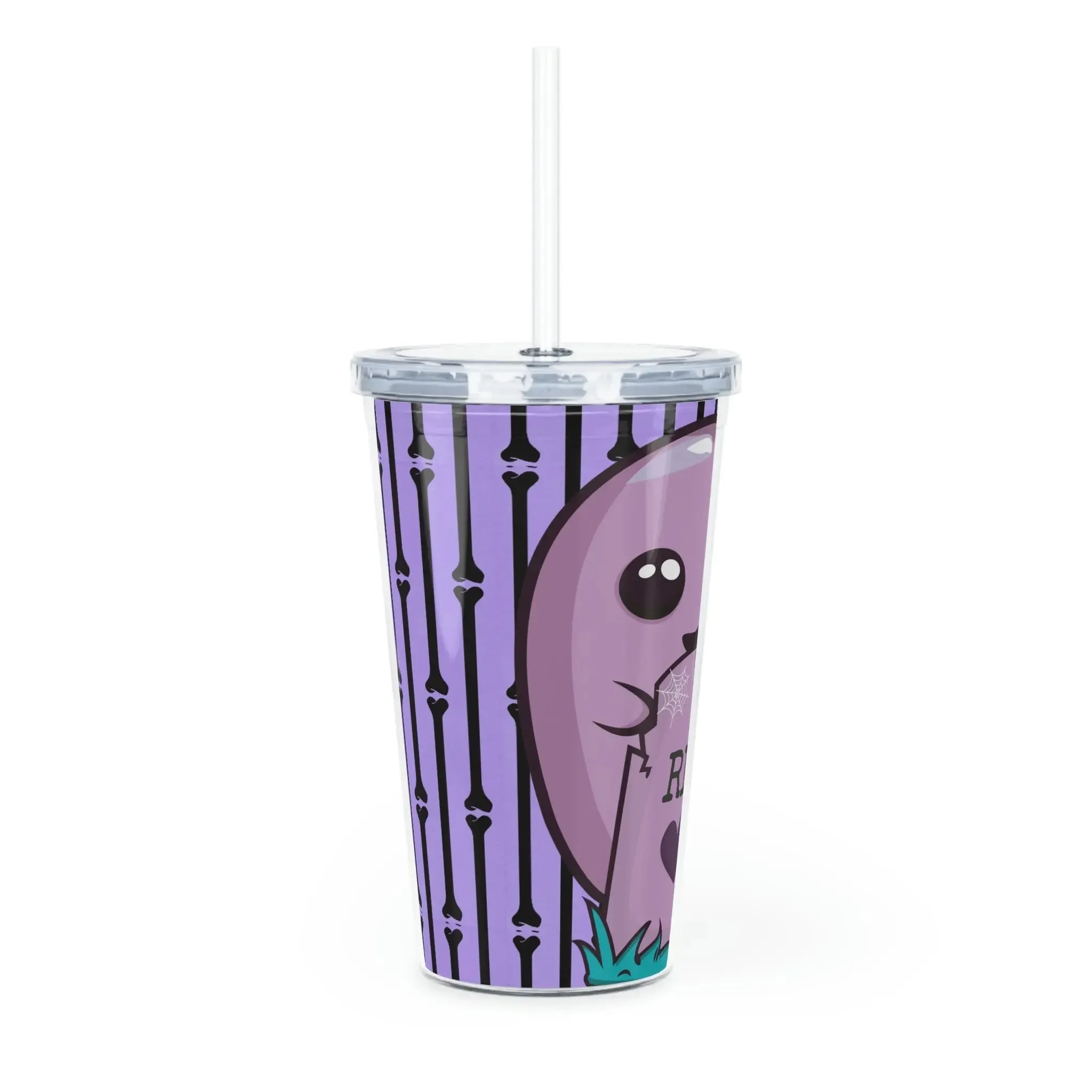 Adorable Ghost Tombstone Pastel Goth Tumbler