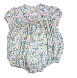 Adrian Petal collar baby girls bubble