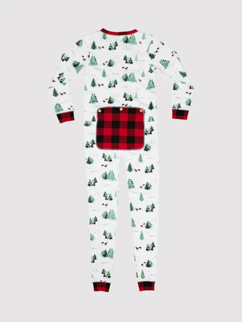 Adult Onesie - Watercolor Trees