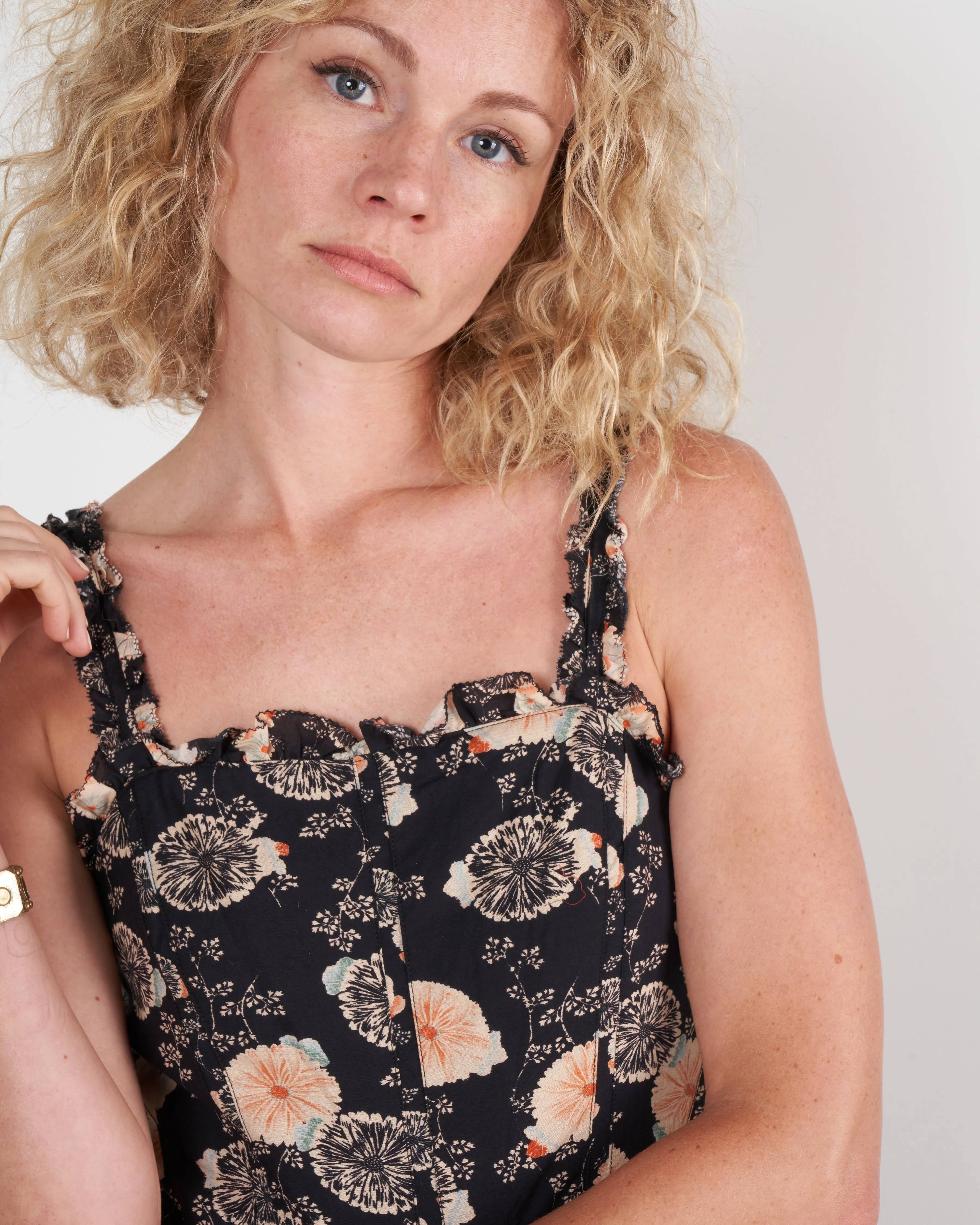 adyna dress - noir floral nof