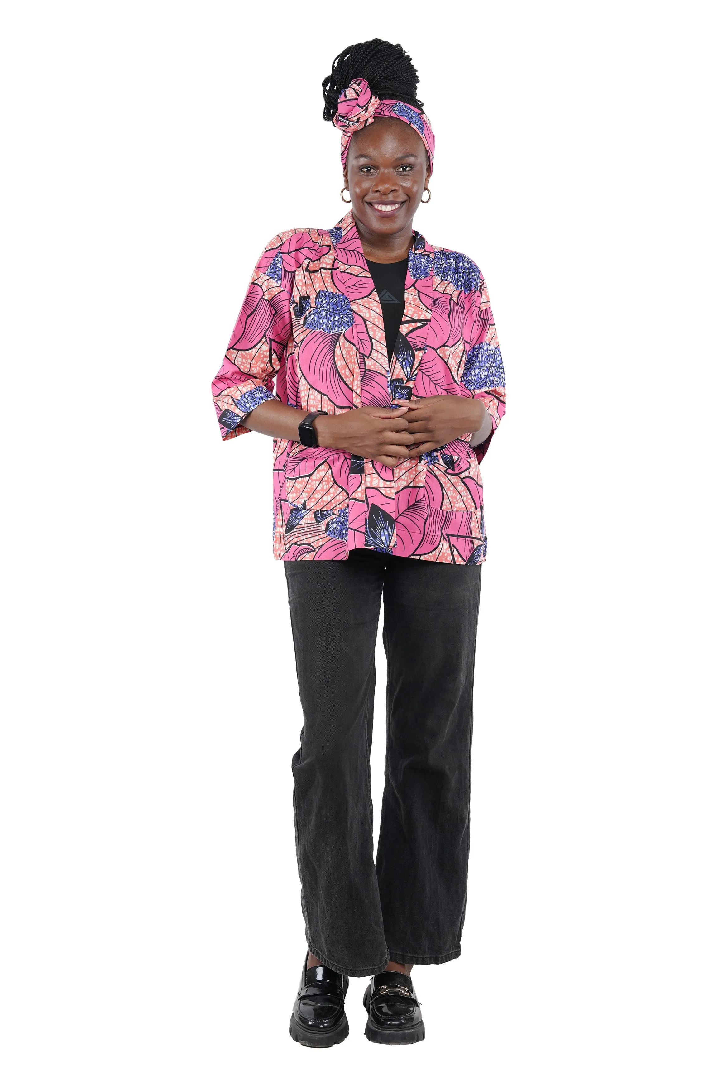 African Short Kimono