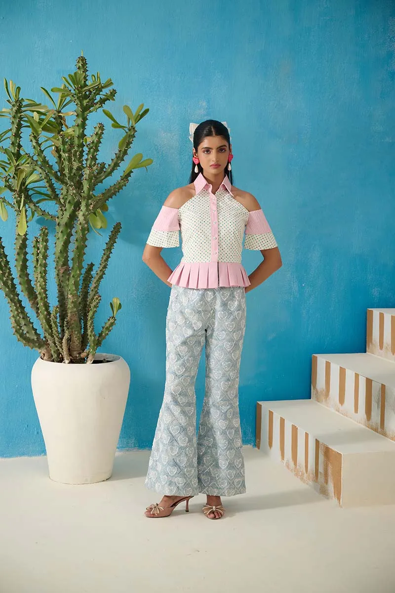 ALBRIGHT DENIM PANT COORD SET