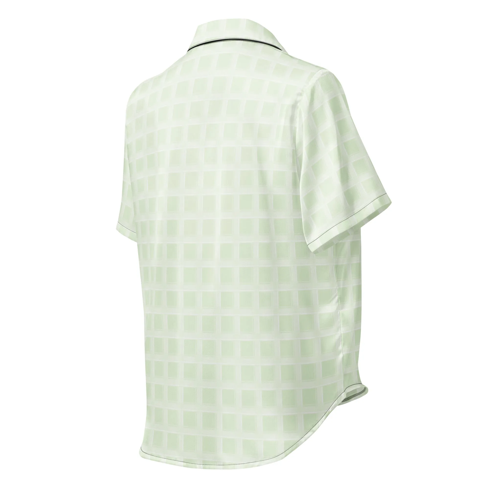 All-over print women’s short sleeve pajama top -xs to 2 xl