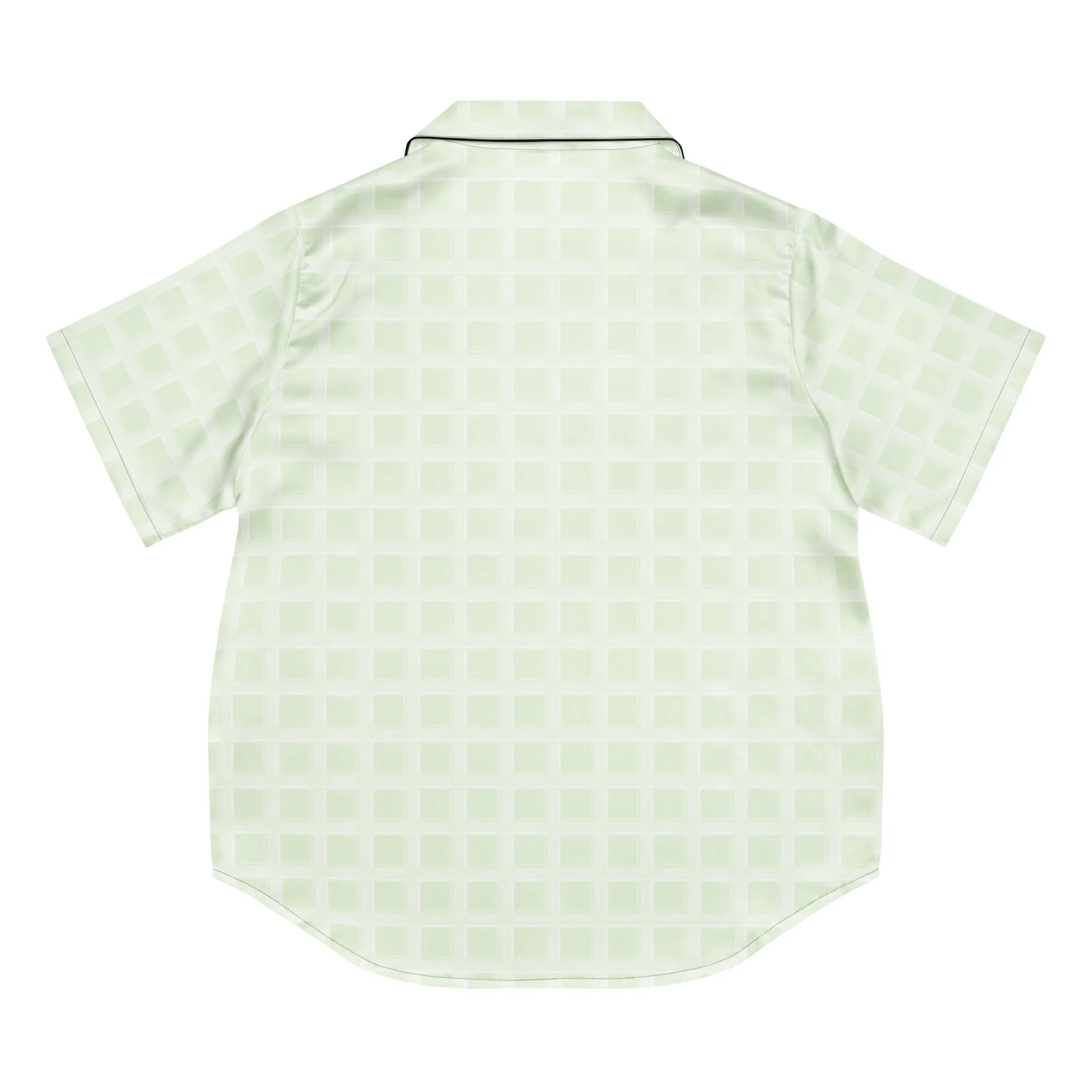 All-over print women’s short sleeve pajama top -xs to 2 xl