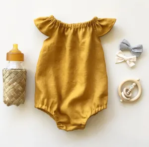 Amber Linen Romper or swing top