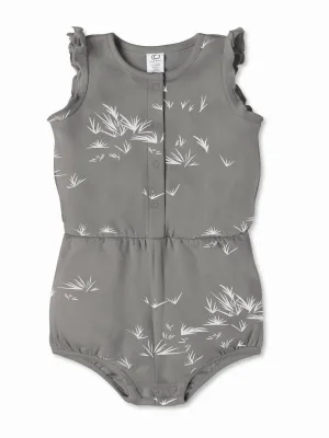 Amelia Romper - Grass Print