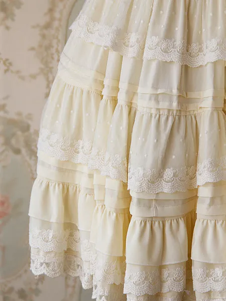 Angle Lace Chiffon Lolita Skirts