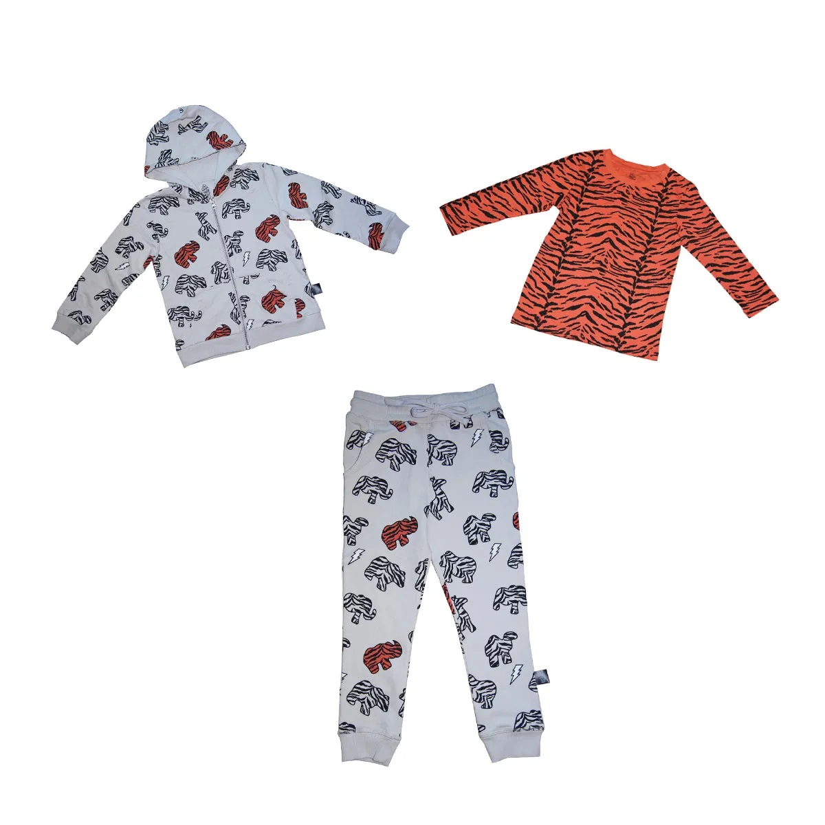 Animal Cookie Joggers in Gray