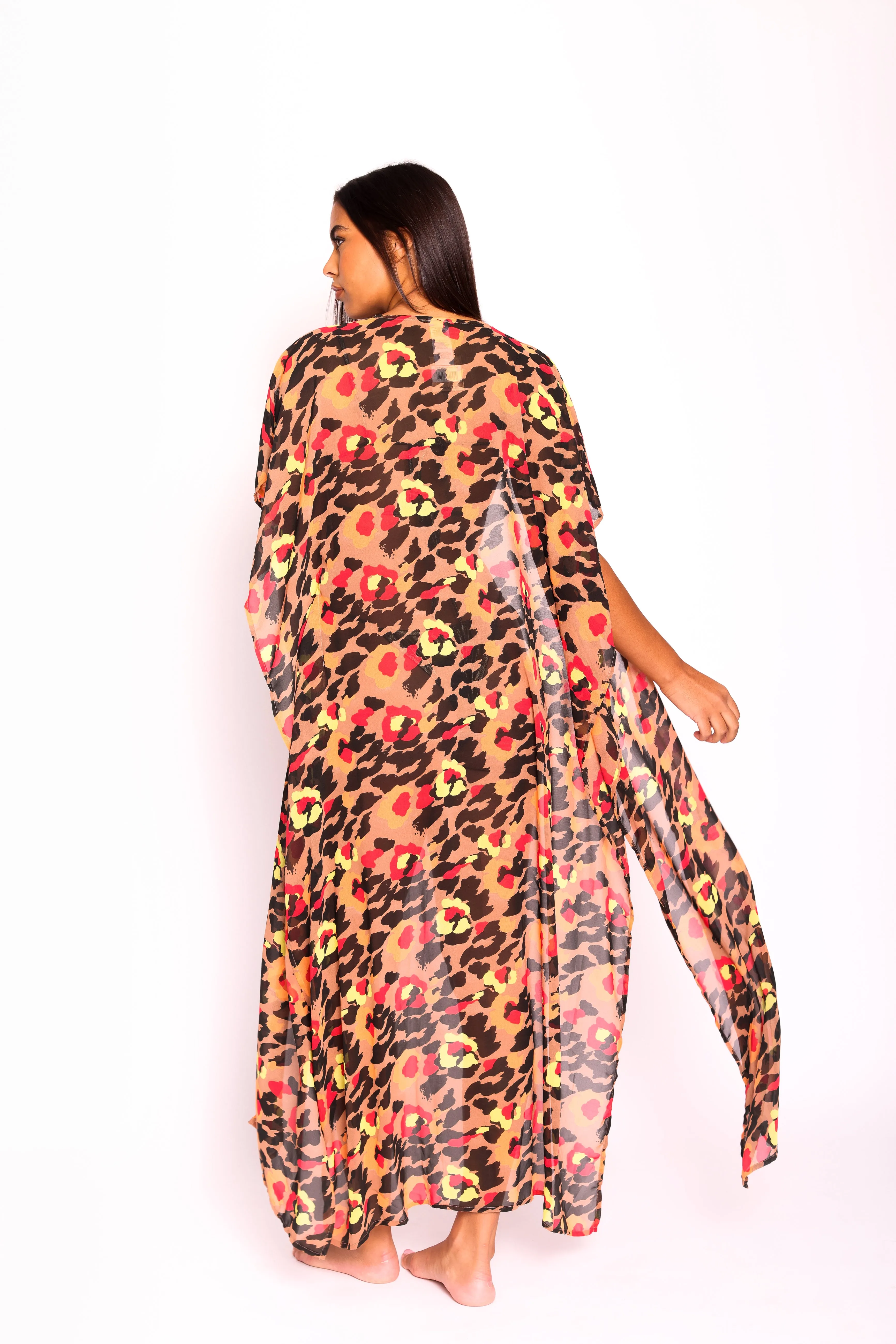 Animal Maxi Kimono