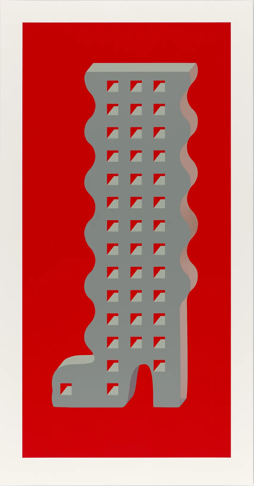 Anthea Hamilton | Thirteen Storey Wavey Boot (2017)