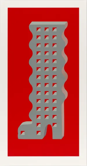 Anthea Hamilton | Thirteen Storey Wavey Boot (2017)