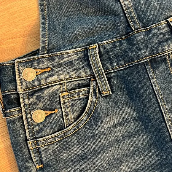 Anthropologie Levi’s New Distressed Overalls XS