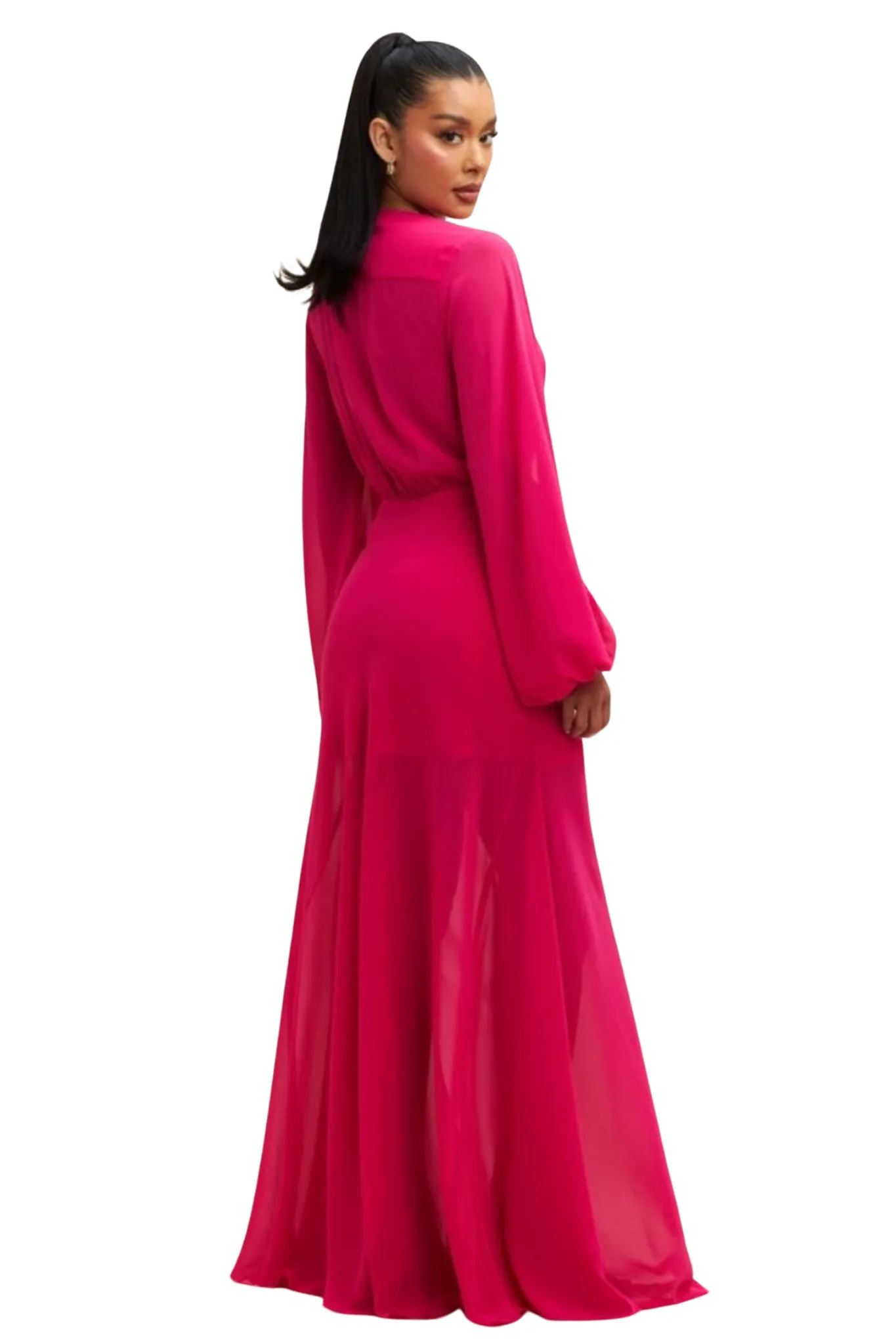 Arias Chiffon Maxi Dress