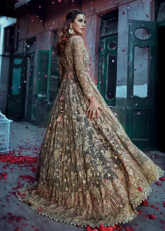 Asian Long Bridal Maxi for Bride #C2028
