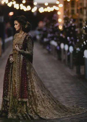 Asian Traditional Bridal Maxi for Wedding #C2034
