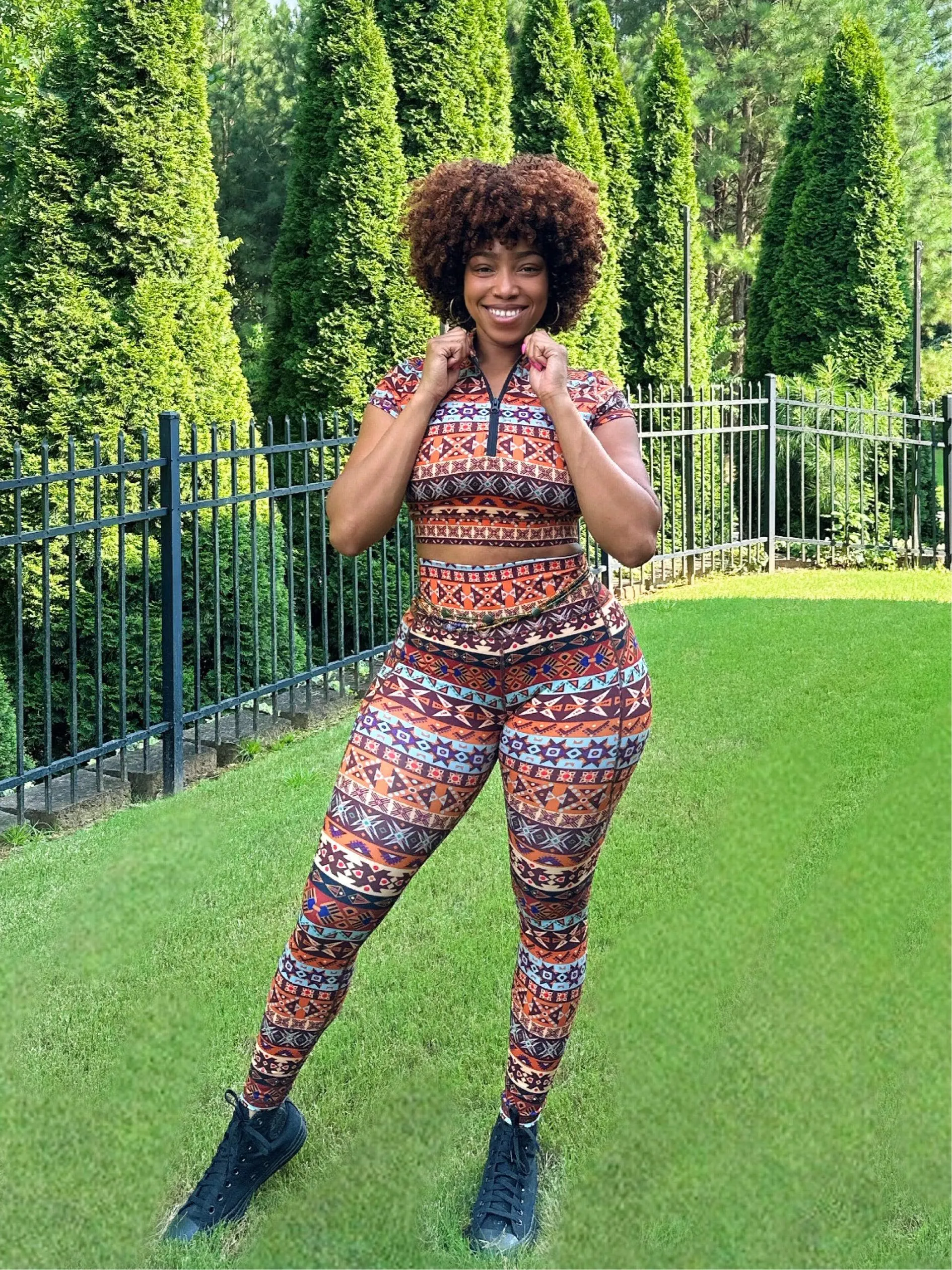 Aztec Queen Fitness Leggings