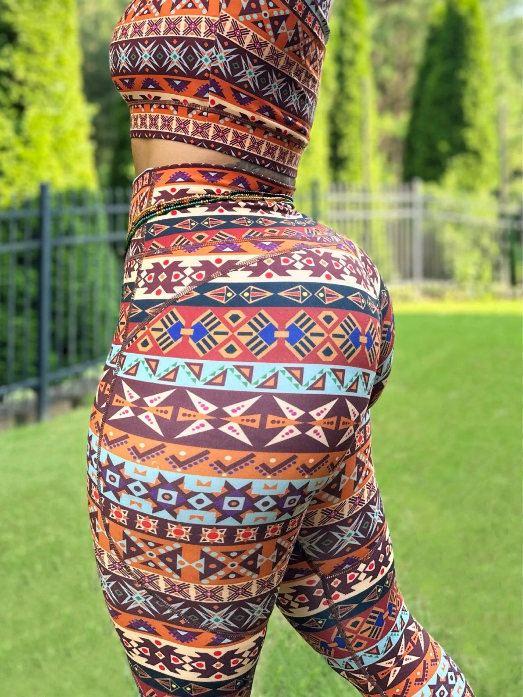 Aztec Queen Fitness Leggings