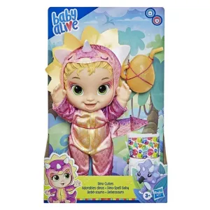 Baby Alive Dino Cuties Doll, Triceratops, Blonde Hair