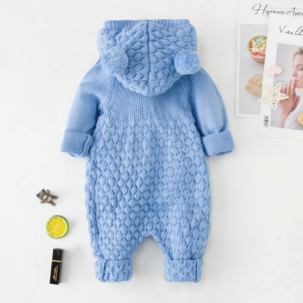 Baby Boy Girl Knit Romper