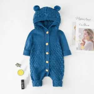 Baby Boy Girl Knit Romper