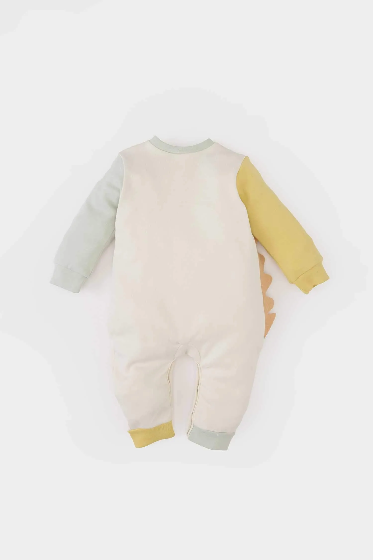 Baby Boy Newborn Dinosaur Printed Long Sleeve Jumpsuit