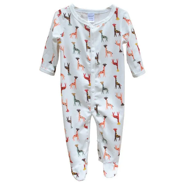 Baby Clothing Spring Autumn Unisex born Baby Clothes 100% Cotton Cartoon Rompers Long Sleeve