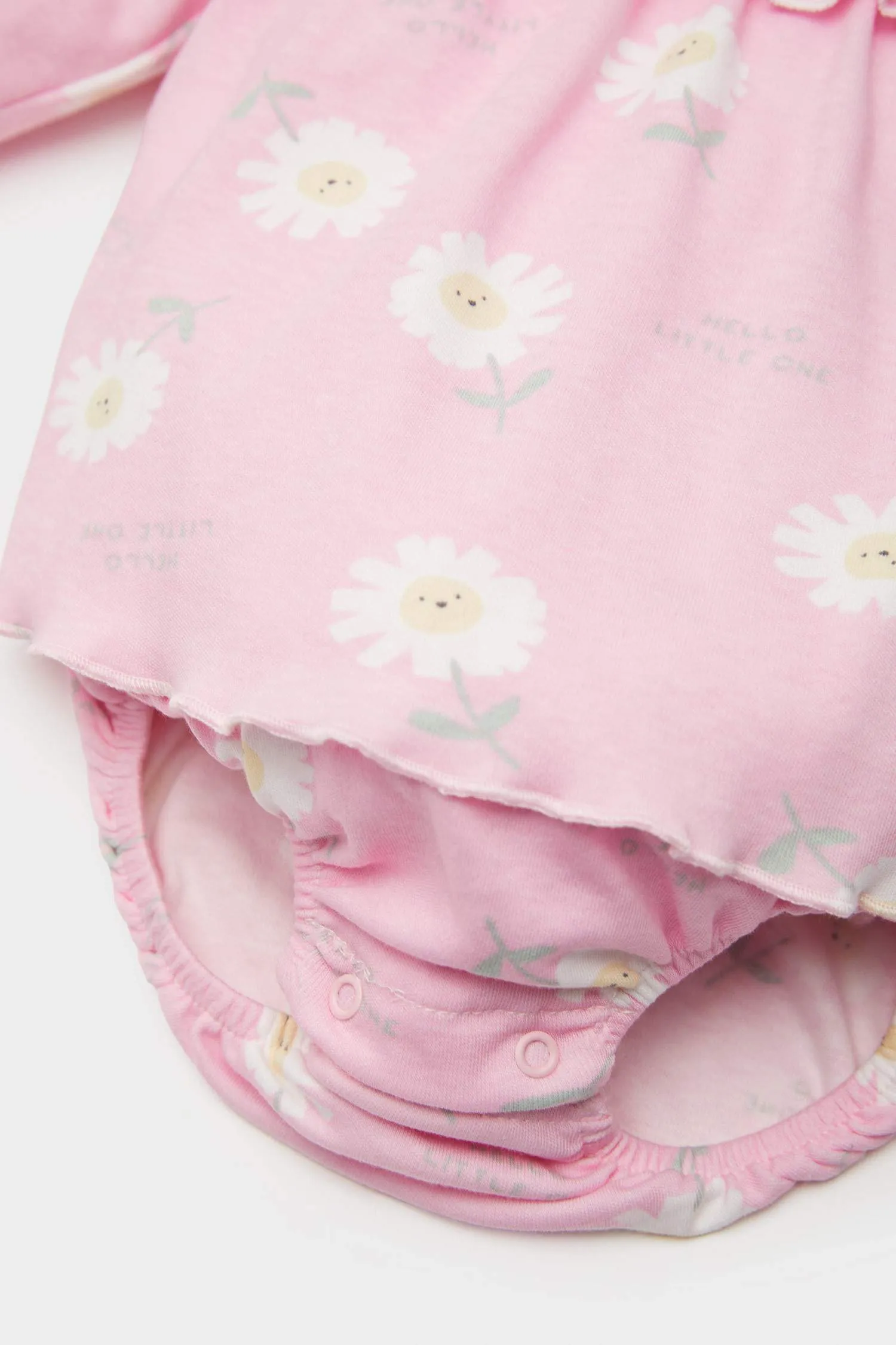 Baby Girl Newborn Floral Jumpsuit Dress Socks 2 Piece Set