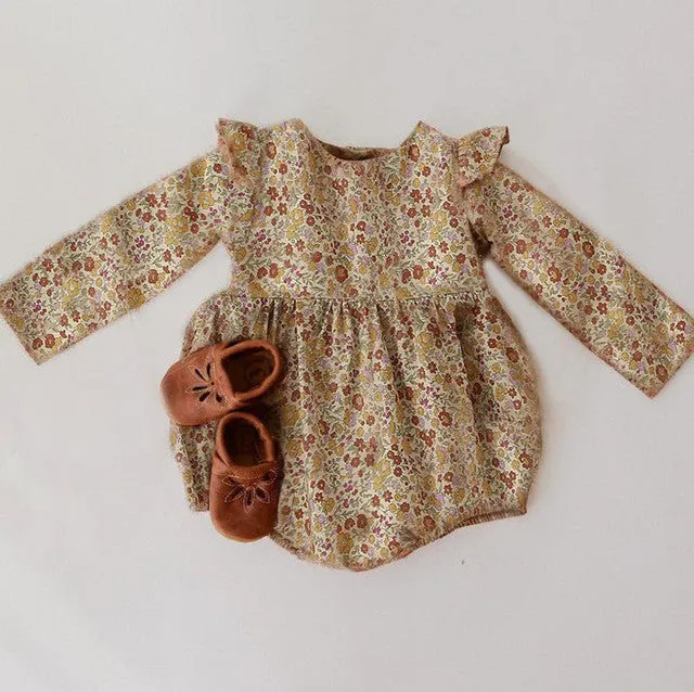 Baby Girl Rompers Long Sleeve Romper Jumpsuits One