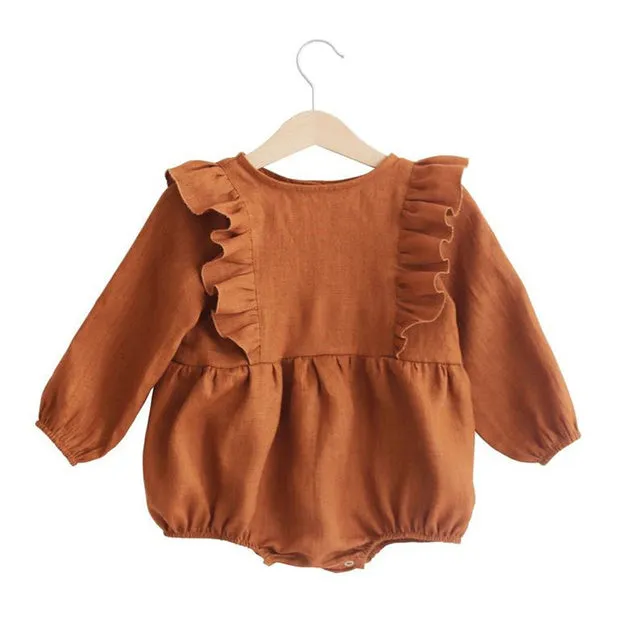 Baby Girl Rompers Long Sleeve