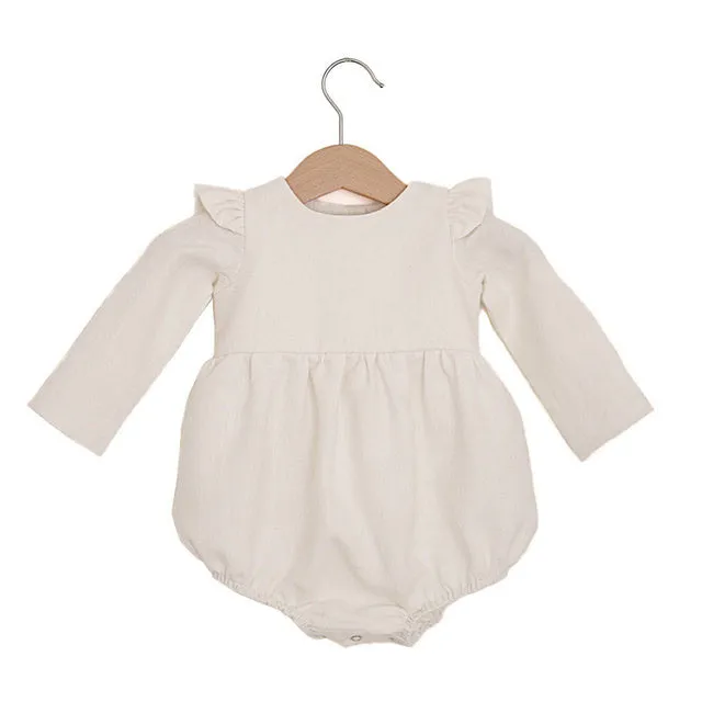 Baby Girl Rompers Long Sleeve