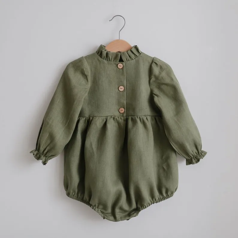 Baby Girl Rompers Long Sleeve