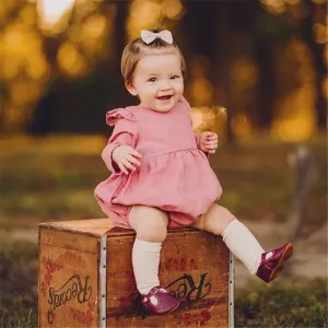 Baby Girl Rompers Long Sleeve