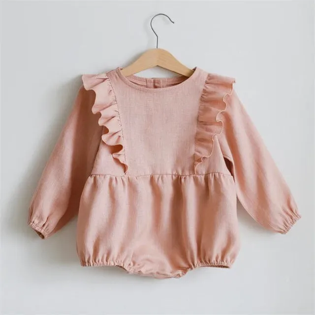Baby Girl Rompers Long Sleeve