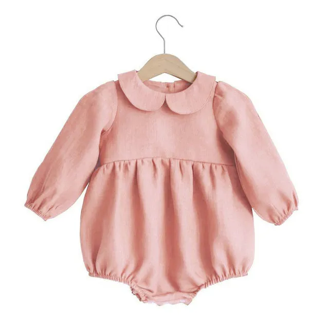 Baby Girl Rompers Long Sleeve