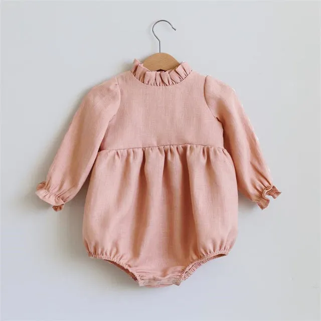 Baby Girl Rompers Long Sleeve