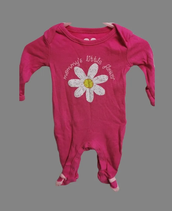 BABY GIRL SIZE 0/3 MONTHS - KOALA BABY & CHILDREN'S PLACE, 2 Pack Sleep & Play One-pieces EUC B32