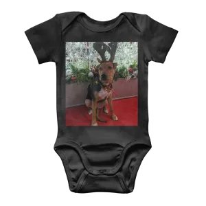 Baby Onesie Bodysuit - Christmas Dog